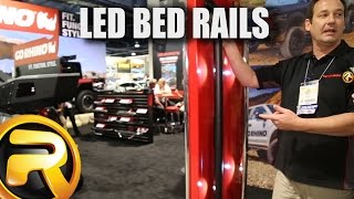 Go Rhino LED Truck Bed Rails at SEMA 2015