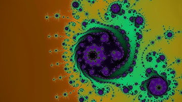 Ninth power Mandelbrot set power morph and Julia set - 5E-16 zoom, 1000 iterations