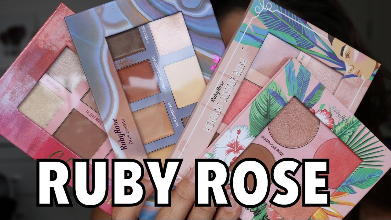 🔥 NOVAS PALETAS DA RUBY ROSE - CONTORNO, BLUSH E ILUMINADOR