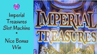 Imperial Treasures Slot Machine - Nice Bonus Win - Ms.kitty Slot Channel
