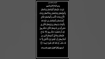 الآية ٢٣ من سورة النساء،أستمع وأقرأ القرآن لتفوز بالحسنات،إن الحسنات يُذْهِبْنَ السيئات.