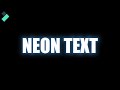 EASY Neon Glow Title Text in Filmora 13