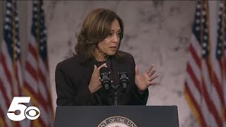 Harris delivers concession speech after Trump victory
