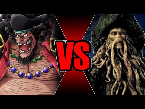 Blackbeard Vs Davy Jones One Piece Vs Pirates Of The Caribbean Specialfights Youtube