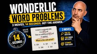 Wonderlic Word Problems: The 3-Move System (Math Made Fast) Wealth