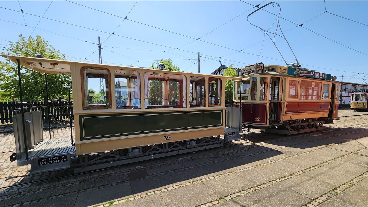 A Visit to the Skjoldenæsholm Tram Museum  #tram #trainmuseum #denmark