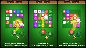Dice Merge 3D - Puzzle Master Mobile Game | Gameplay Android