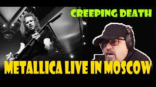 FIRST TIME SEEING 'METALLICA -CREEPING DEATH LIVE IN MOSCOW 91 (GENUINE REACTION) #metallica