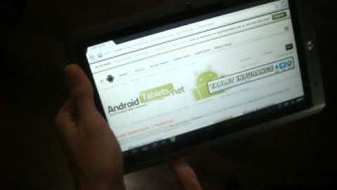 Coby Kyros 1024 with a problem on the screen