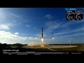Синхронная посадка ступеней Falcon Heavy - SpaceX Falcon Heavy Side Boosters Landing
