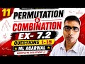 Permutation & Combination | Ex 7.2 (Q. 1–15) | Class 11 Maths | ML Aggarwal.