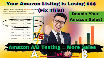 Amazon A/B Testing Strategy That Doubled Our Sales | FBA PPC Optimization Guide