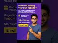 Become a Website Creator in Just Weeks Zero to Advanced Practical Learning Freelancing Opportunities