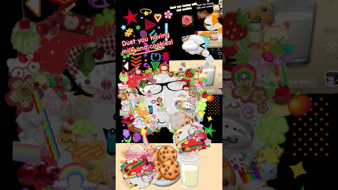 🥛{🍪} -𐔌 :: ᴅᴜᴇᴛ ʏᴏᴜ ʜᴀᴠɪɴɢ ᴍɪʟᴋ ᴀɴᴅ ᴄᴏᴏᴋɪᴇs