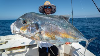 MONSTER Deep Sea Fish! Catch Clean Cook (African Pompano)