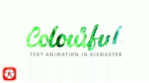 Colourful Ink Splash Text Effect In Kinemaster