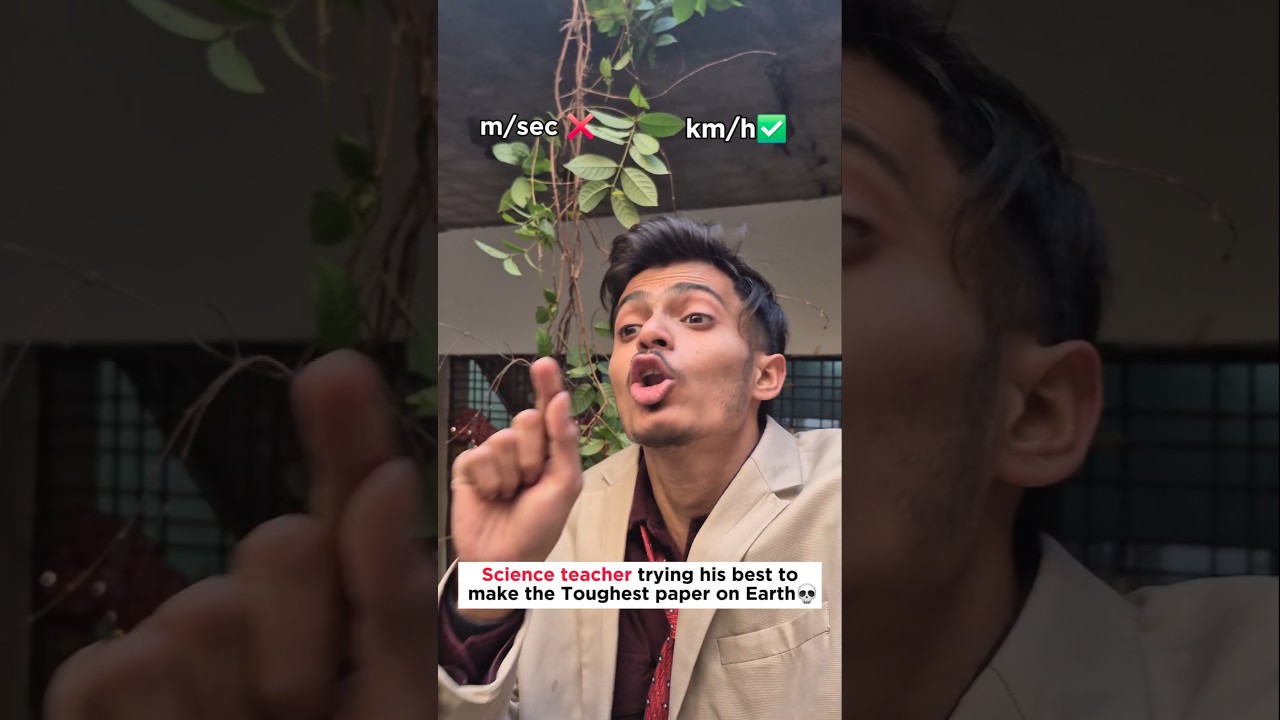 Isme to Newton bhi fail ho jaye😭🤡 #funnyhumor #sciencememes #sciencestudents #schoollife #ytshorts