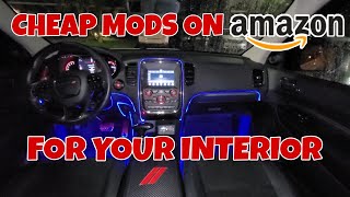 Upgrade Dodge interior with Carbon Fiber | Dodge Durango interior upgrades | Cheap mods on Amazon