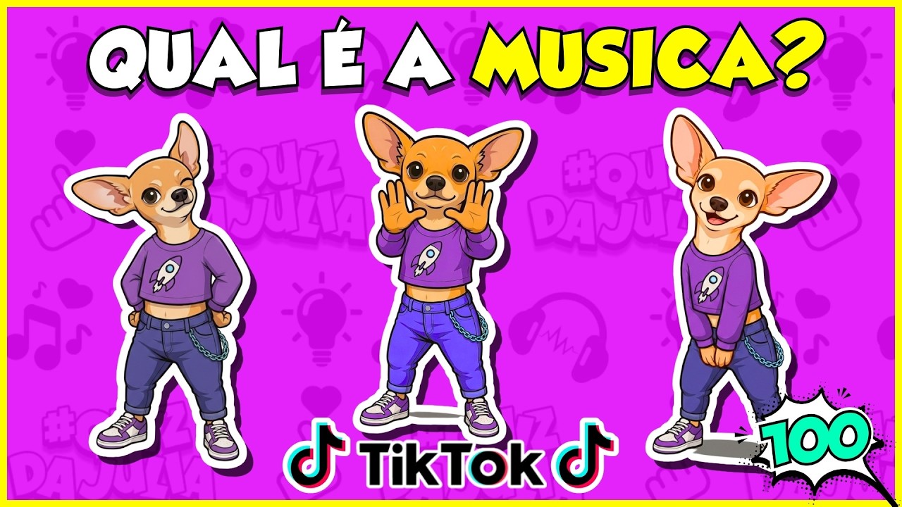 🎵ADIVINHE A MÚSICA DO TIKTOK com EMOJIS 💜 QUIZ MUSICAL 2026🔊 #quiz
