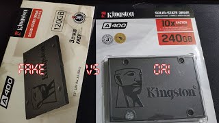 SSD KINGSTON A400 PALSU VS ORIGINAL HARUS NONTON!!!