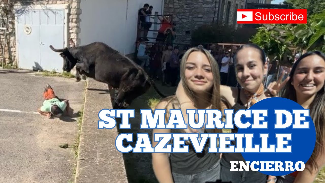 Un régal 😁 Encierro ➡️ St Maurice de Cazevieille ￼💥 Première sortie pour la ￼Manade D’ARGENTIERES 👍🏼