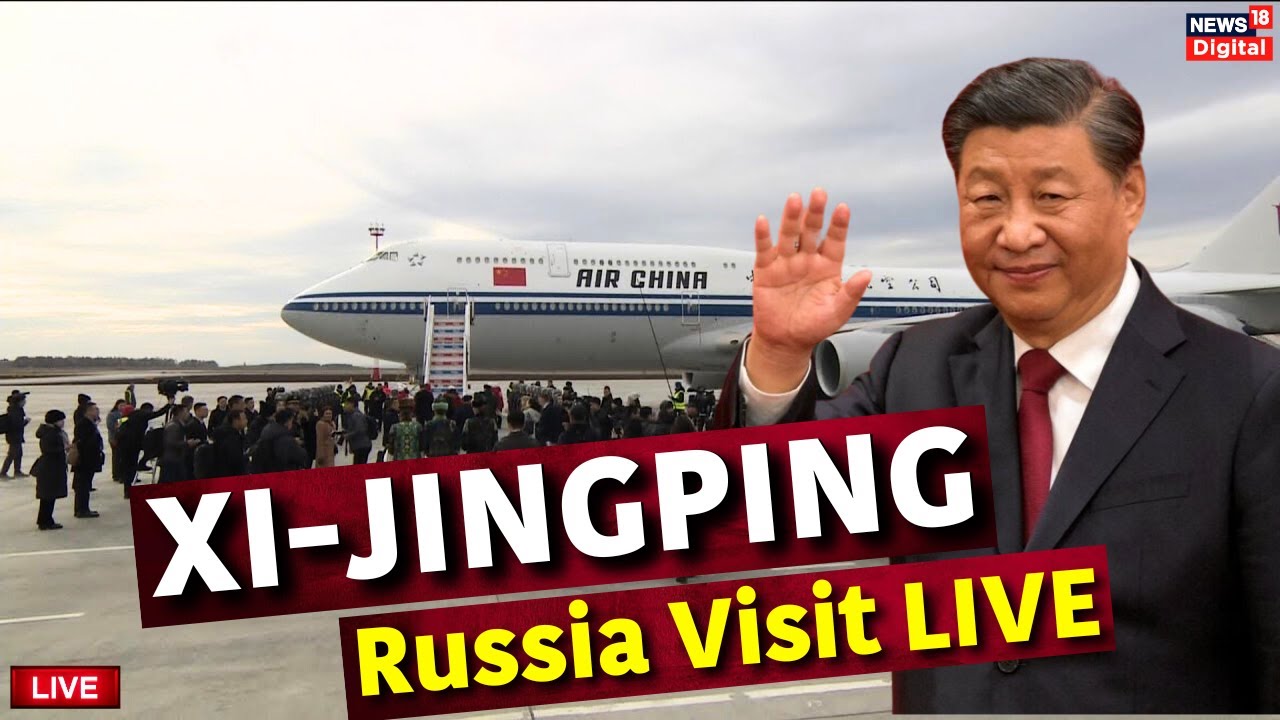 President of China Xi Jinping arrives at Kazan Airport Live | BRICS ...