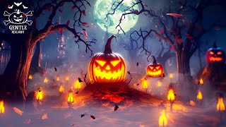 Земля Хэллоуина 🎃👻 жуткая музыка Хэллоуин со светящейся тыквой ночью