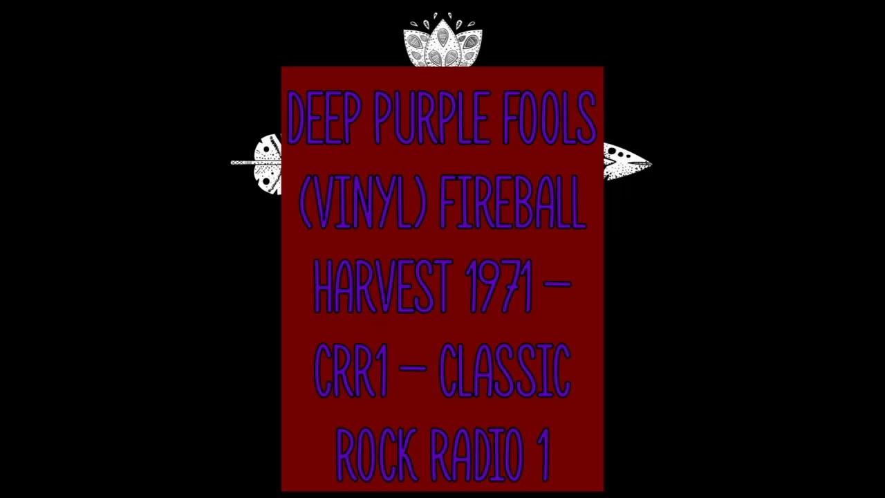DEEP PURPLE★Fireball UK Harvest オリジナル deep purple fools (vinyl) fireball harvest 1971 - crr1 - classic