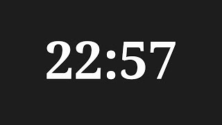 22 Minutes 57 Seconds Countdown Timer