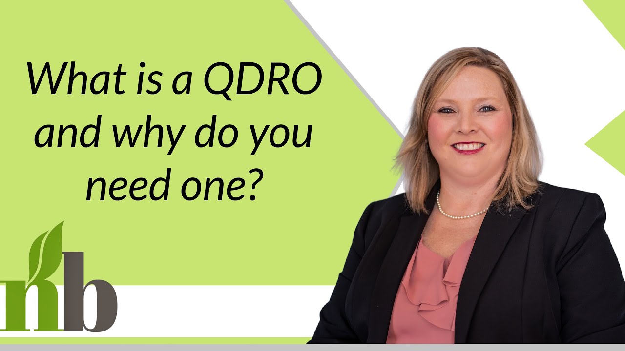 What Is A QDRO And Why Do You Need One? | New Beginnings Family Law |  Huntsville Alabama | - YouTube