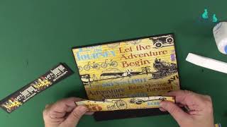 Life's a Journey Album (CoolKatzCraft Ltd) - Page 1, Horizontal Flap and Pockets