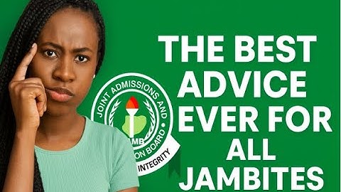 The best Advice Ever for ALL JAMBITES in 2026! Watch Now!!