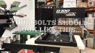 Screen Printing Pallet Assembly Instructions Vastex V2000HD