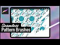 How to Make Seamless PATTERN BRUSHES in Procreate - MULTICOLOR!