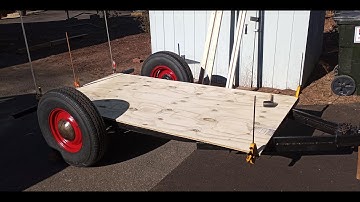 TEARDROP TRAILER BUILD Part 3: Laying The Floor (AND New Wheels & Tires!)