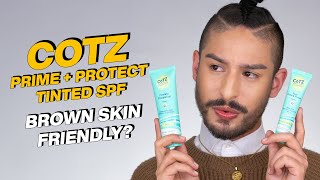 Cotz Face Prime & Protect SPF 40 Tinted: Brown Skin Friendly? | Review + Wear Test Details