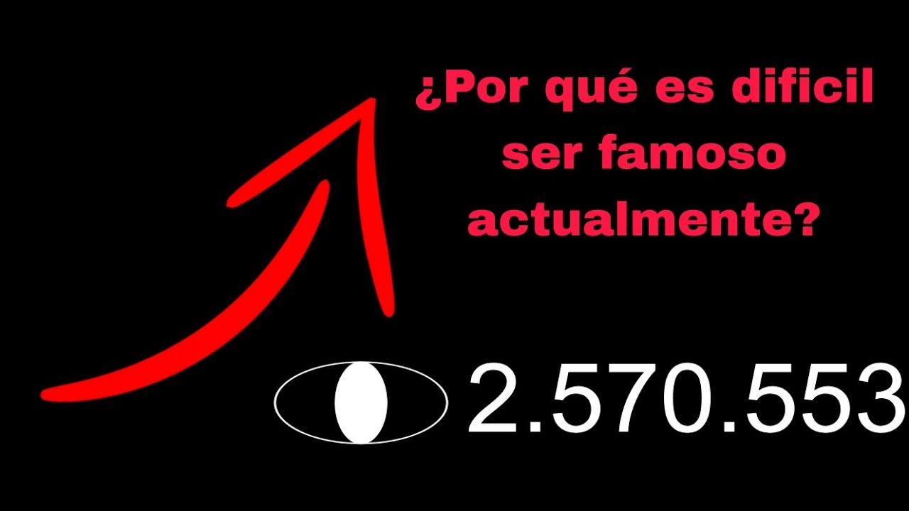 ¿Por qué es difícil ser famoso actualmente?