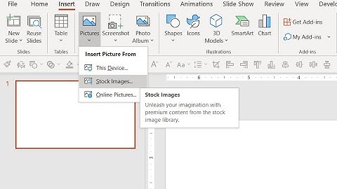 How to Insert a Stock Image in MS Word