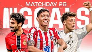 Visi įvarčiai 28-ojo LALIGA EA SPORTS 2025/26 turo