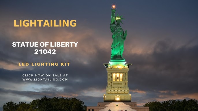 Statue de la Liberté Lego Architecture 21042 Construction Set Speed Build  Unboxing 