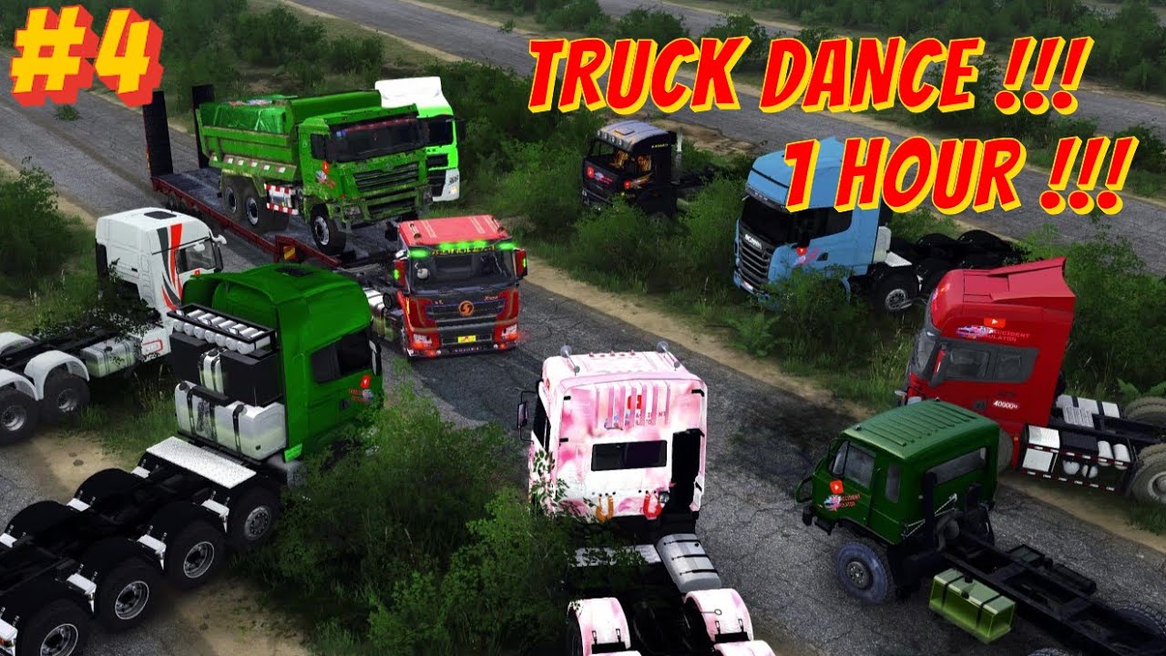 🔥 1 HOUR TRUCK DANCE PARTY! | Funny Dancing Dump Trucks & Excavators (PART 4)