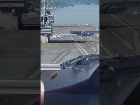 Navy Says F-16 Aircraft Carrier Jumping Landing Technique needs MAJOR improvement (DCS)