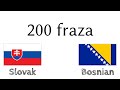 200 fraza - Slovački - Bosanski