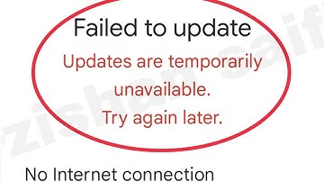 Fix Google Play System Update | Failed to update are temporarily unavailable try again later problem