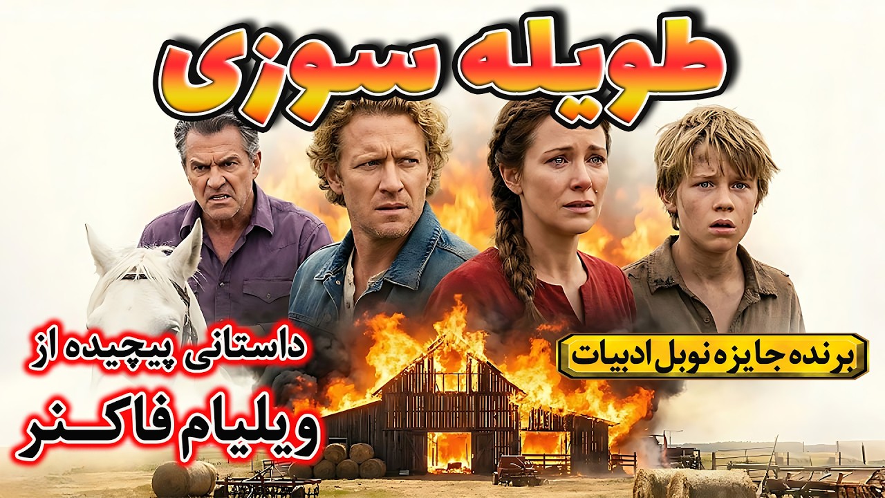 طویله‌سوزی | روایتی پیچیده از سرگذشتی که لایه‌لایه در آتش پیچیده است| اثر: ویلیام فاکنر