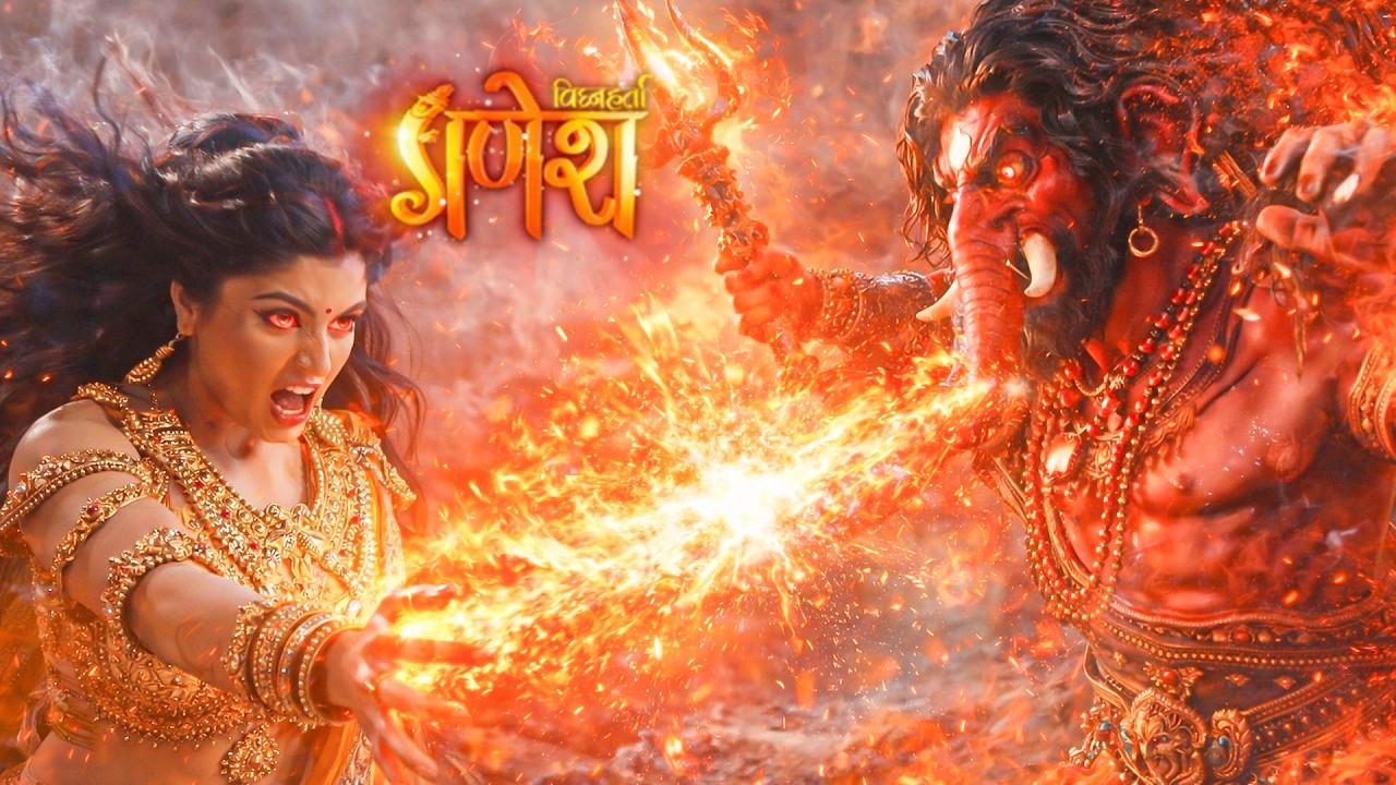 माता पार्वती और गजासुर में हुआ भयानक युद्ध   || Vighnaharta Ganesh || @prabhuleela