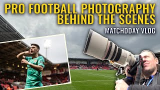 Day in the life sports photographer | Pro football photography