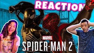 MARVEL'S SPIDERMAN 2 GAMEPLAY REVEAL | TRAILER REACTION | First Look Kraven the Hunter \& Venom