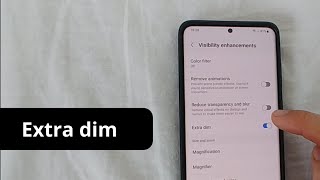 How to &quot;Extra Dim&quot; the Display of an Android phone (reading at night, Lower Brightness)