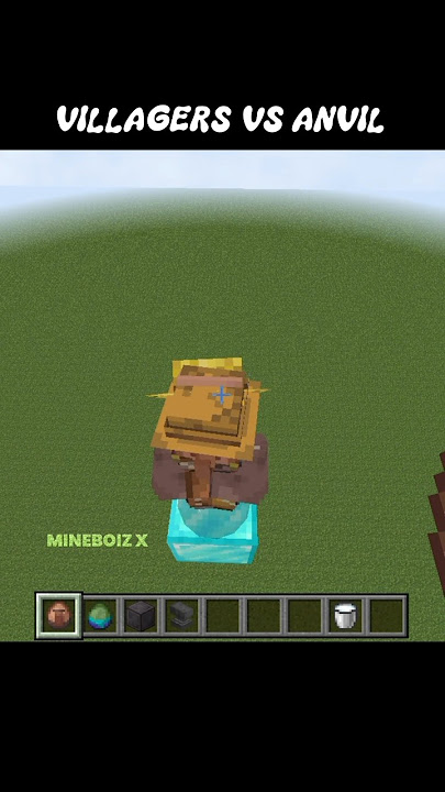 villagers Vs Anvil #minecraft #gaming #biel #sanjubaba #growth #100subscriber